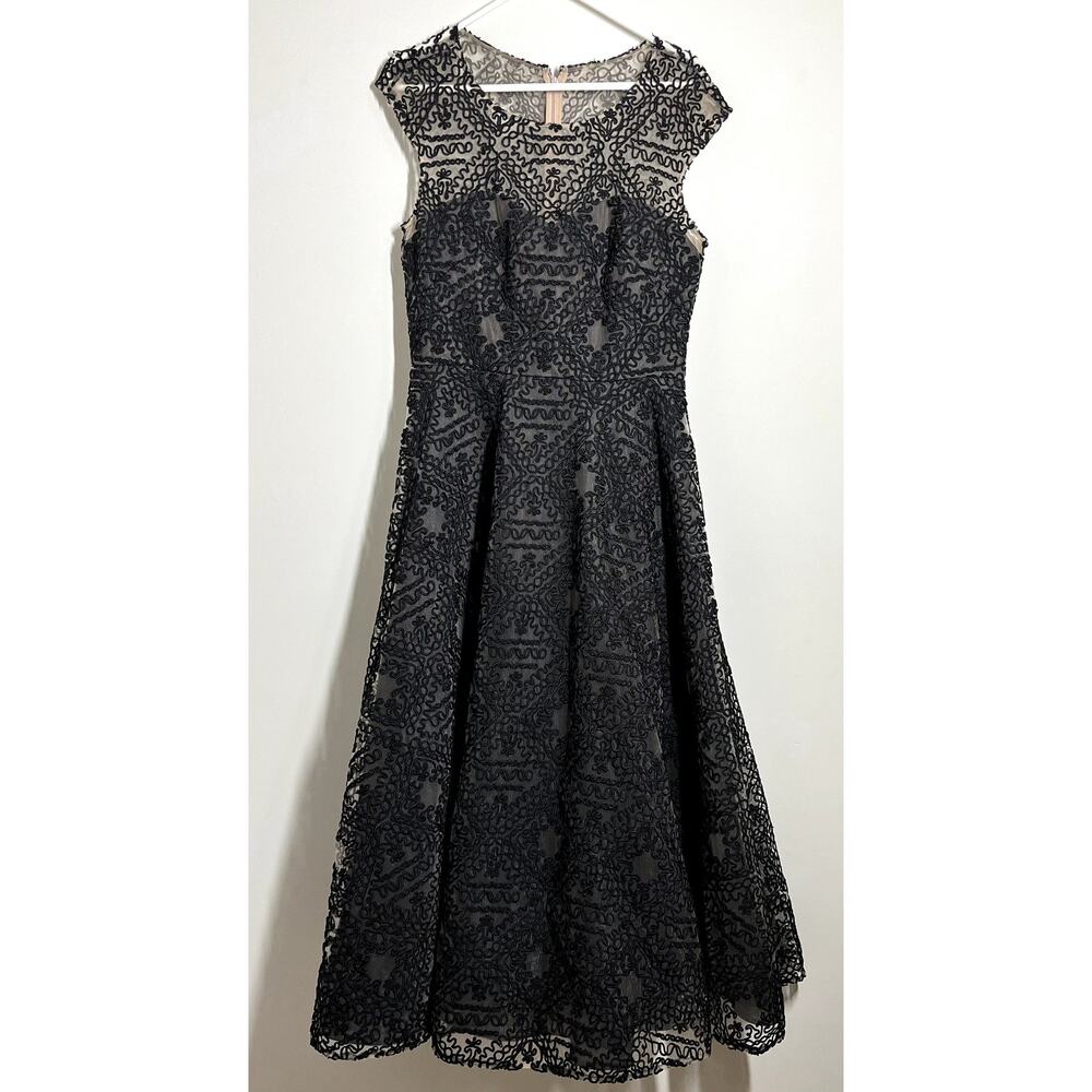 BHLDN x Anthropologie Presley Dress by Sara Emanuel in Black, size 12